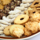 Cookies on platter